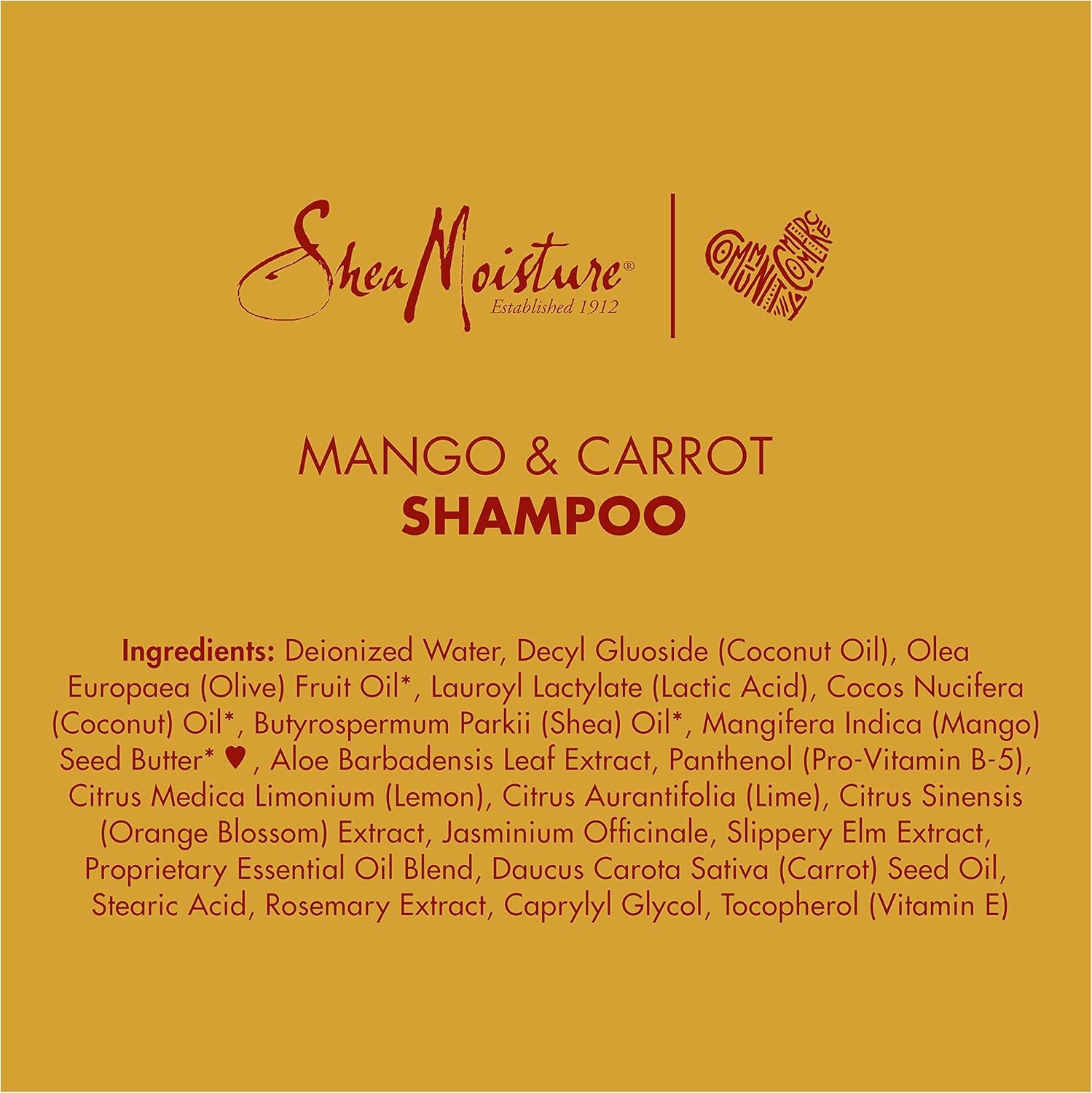 Sheamoisture Extra Nourishing Shampoo for Kids Mango Carrot with Shea Butter 8 Oz