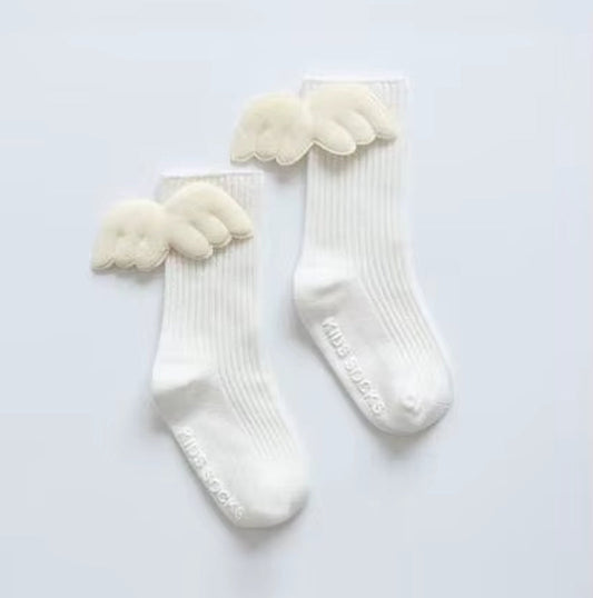 Adorable Cotton Baby Socks with Wings 